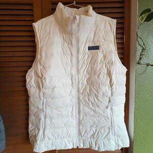 NWT Vineyard Vines Performance White Puffer Vest Unisex Size L
